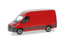 Herpa 093811-002 - H0 - Mercedes-Benz Sprinter 18 Kasten - rot